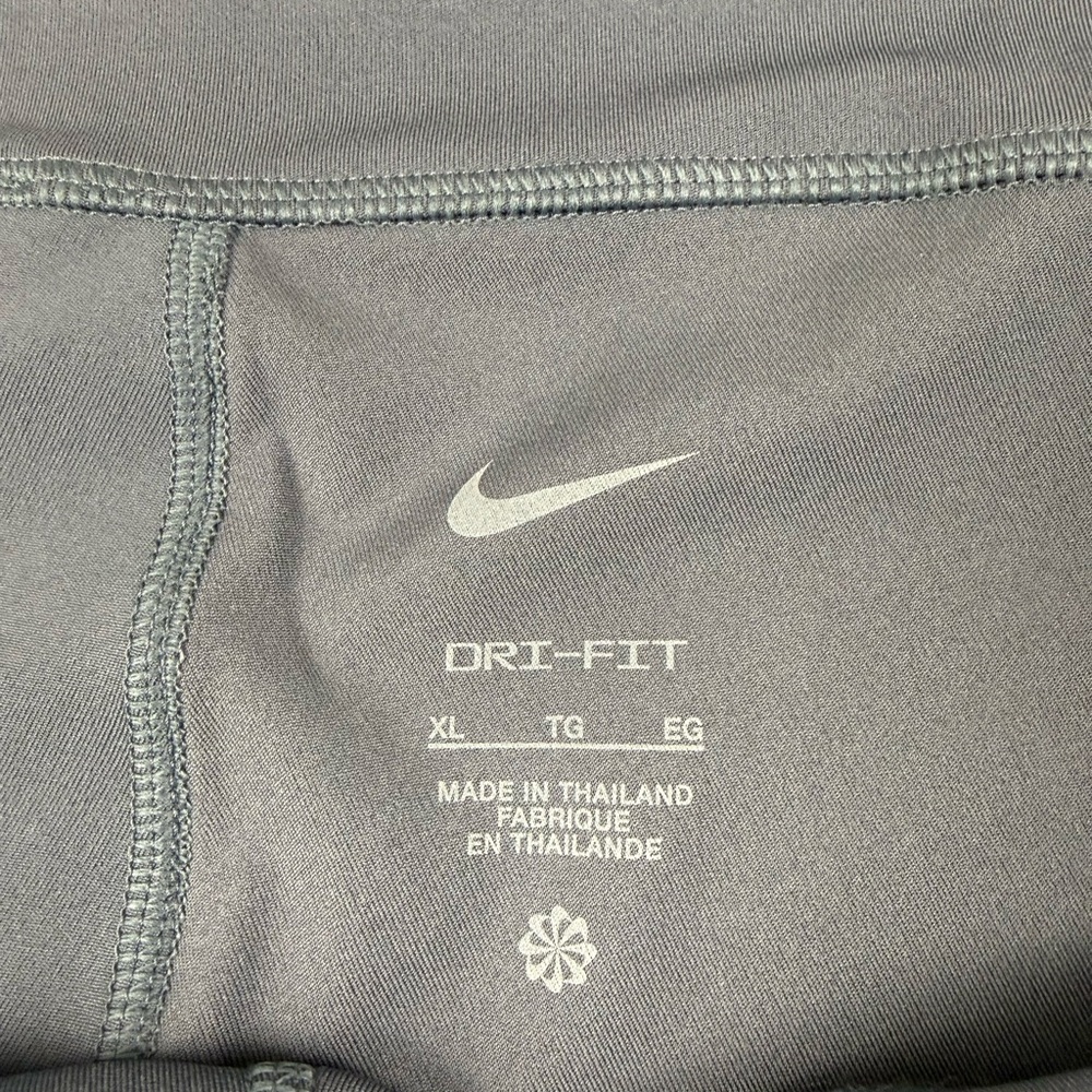 Nike Dri Fit Skort Gray/Blue XL 15” Tenniscore Pickleball Golf Court Sporty - Picture 4 of 7